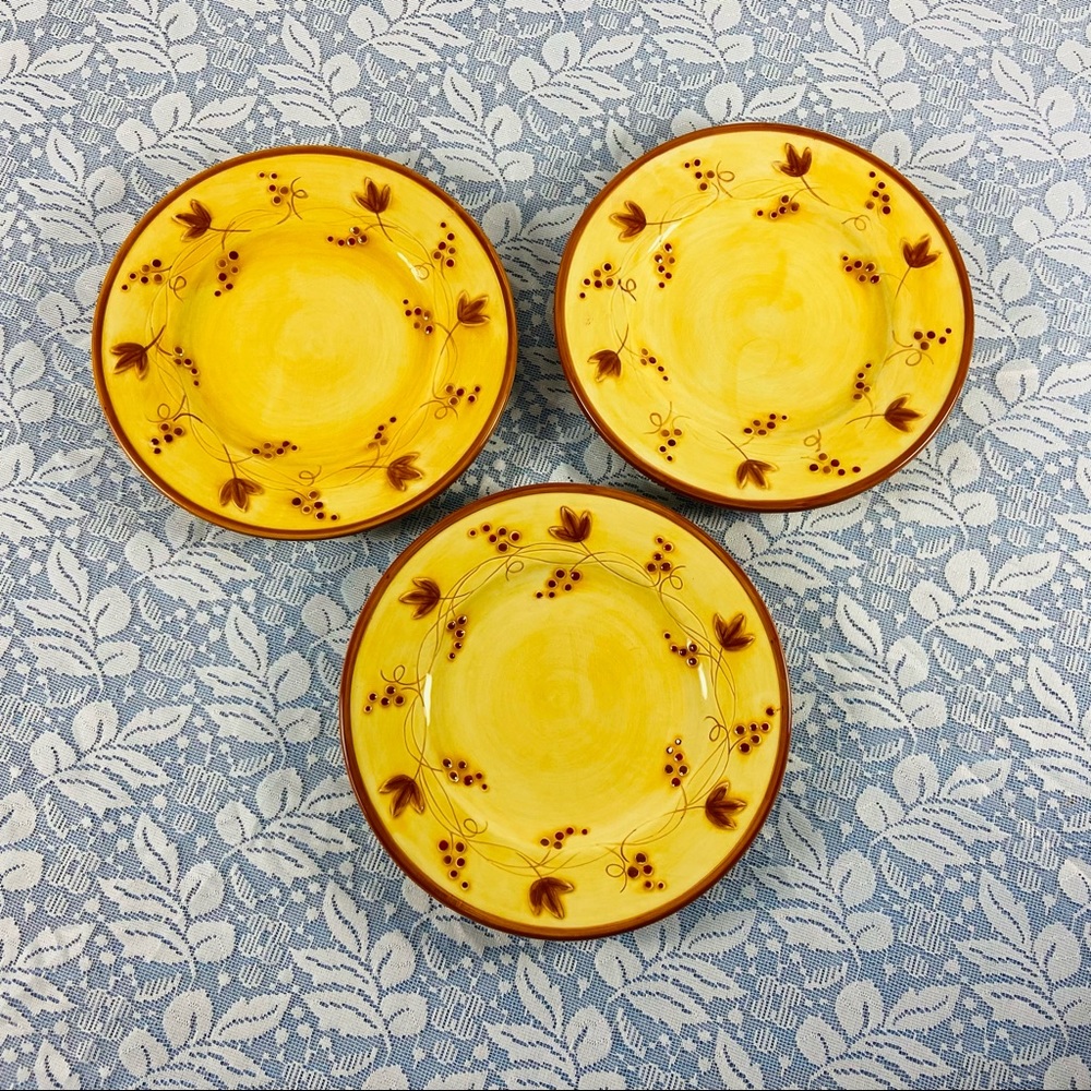 Fitz and Floyd Del Vino Grapevine Salad Plate
